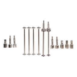 RC CVD Drive Shaft Kit Upgrade Part Metal with Joint Cup Dog Bone for WLtoys 144001 RC Car