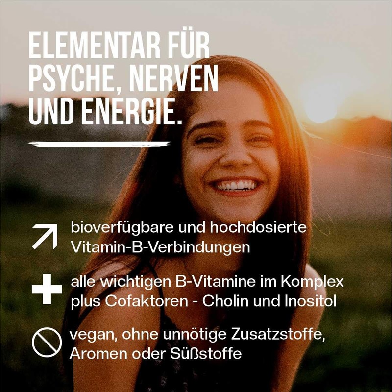 naturalie® Vitamin B Complex Capsules, High Dose with All Bioactive