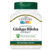 21st Century Cápsulas de extracto de Ginkgo Biloba, memoria y