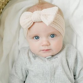 DRESHOW Baby Girl Nylon Headbands Newborn Toddler Hair Bands and Bows Kids Hair Accessories