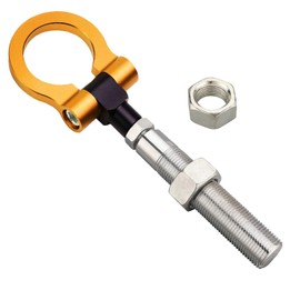 MG Pro-industry Heavy Duty Front & Rear Bumper Screw on Track Racing Tow Hook For INFINITI G35 G37 Q50L Q60L (Gold)