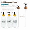 Shampoo and Conditioner Dispenser Set, Refillable Bathroom Shampoo and Conditioner