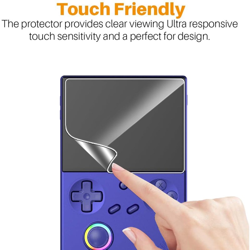 [2 Pack] Screen Protector for Anbernic RG40XXV, Electro-weideworld Anti-Scratch High