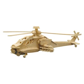 Pebaro 866 / 2 Wooden Modelling Kit Helicopter Apache