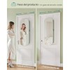SONGMICS Espejo Joyero de Pared con Luz LED, 10 x