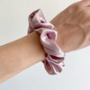 Pink satin hairband / 새틴 헤어밴드 머리끈 핑크