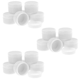 Kosmetex Empty 6ml Tin Containers Plastic Containers Creme Nail Lid, , ,