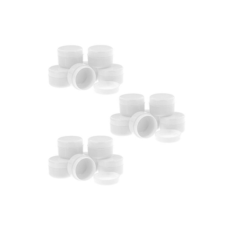 Kosmetex Empty 6ml Tin Containers Plastic Containers Creme Nail Lid,