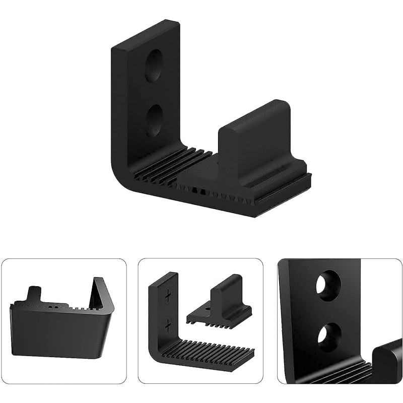 Ccjh 1PC Floor Fuide for Barn Door Hardware No Drilling
