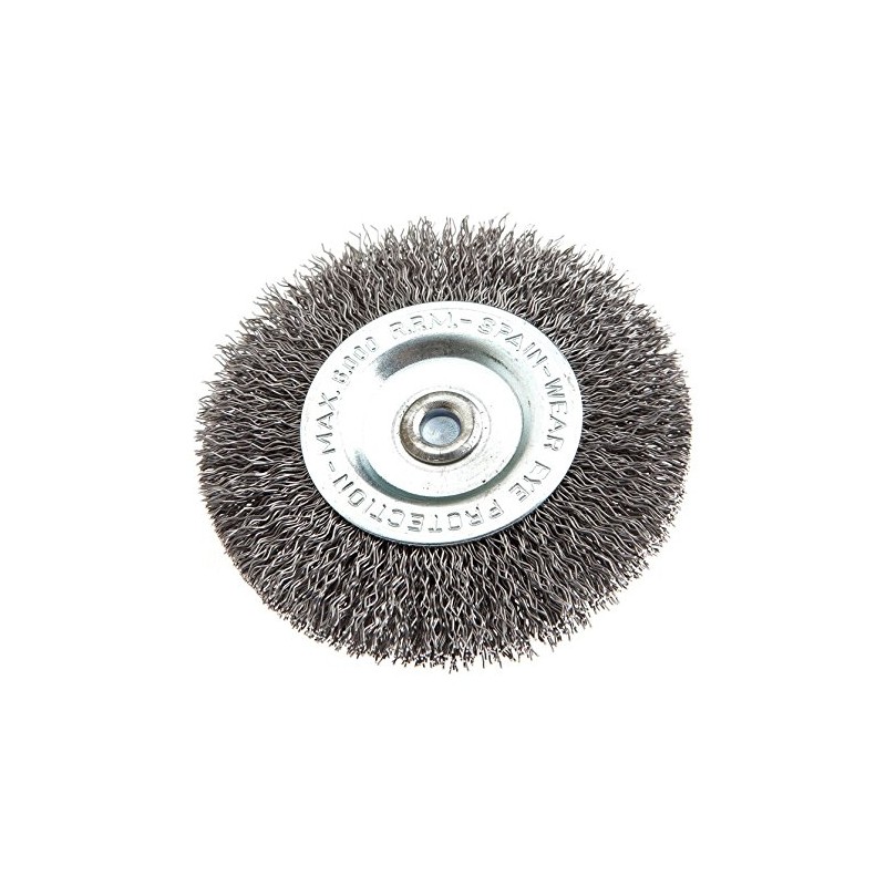 Forney 72254 Wire Wheel Brush, Coarse Crimped with 1/4" Round