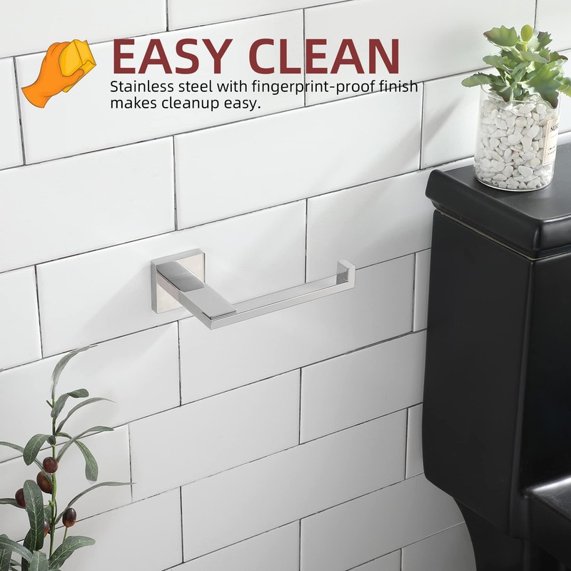 KOKOSIRI Chrome Toilet Paper Holder for Kitchen Bathroom Washroom Toilet