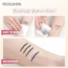 3PCS White Eyeliner Pencils,Soft Highlighter Gel Eyeliner Pencil,White Pencil for