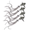 4Pcs Shoe Clips 4 Diamond Tassel Claw Chain Women's Boots