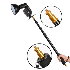 Godox AD-S13 21-63"/55-160cm Portable Light Boom Pole Stick 1/4" Male Thread Photography Bracket for WITSTRO Studio Speedlite AD360II AD200pro AD200pro II