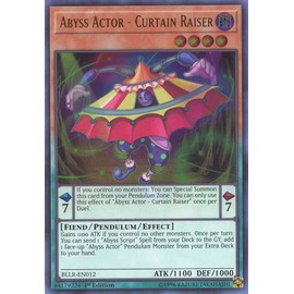 Abyss Actor - Curtain Raiser - BLLR-EN012 - Ultra Rare - 1st Edition