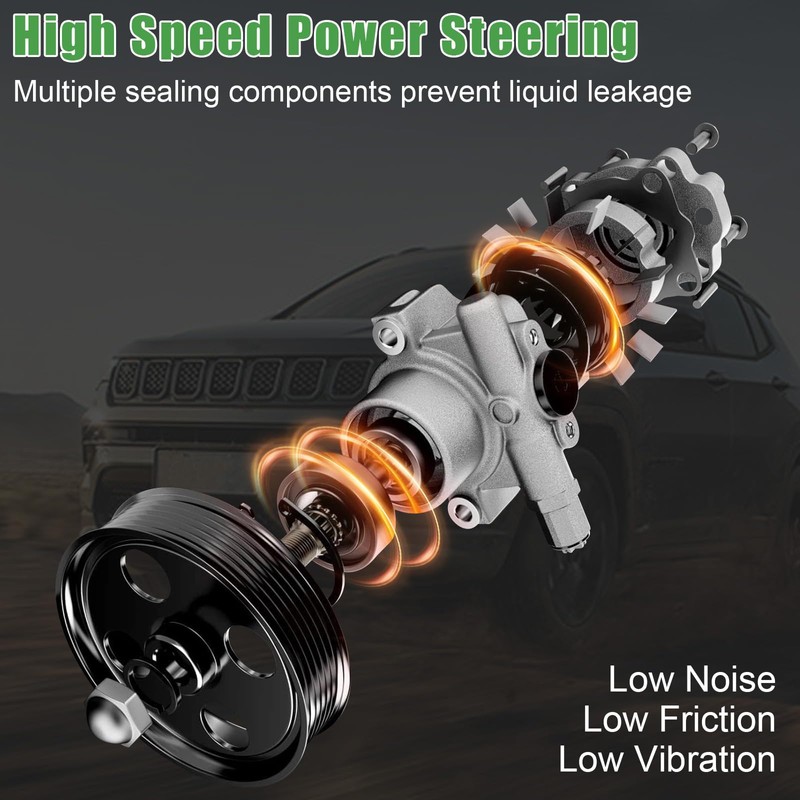 Power Steering Pump for Honda Odyssey 2011-2017 & for Pilot