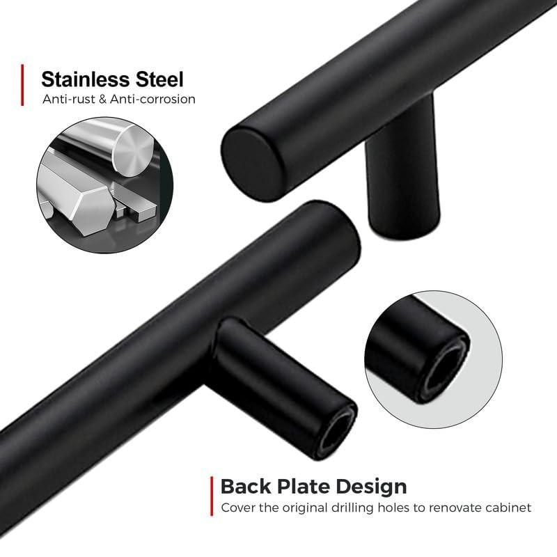 JOY DECOR 30 Pack 5 Inch Cabinet Pulls Kitchen Cabinet