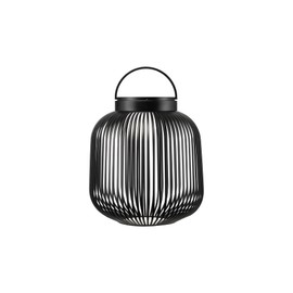 blomus LITO Mobile Rechargeable LED Lantern - Medium - Black