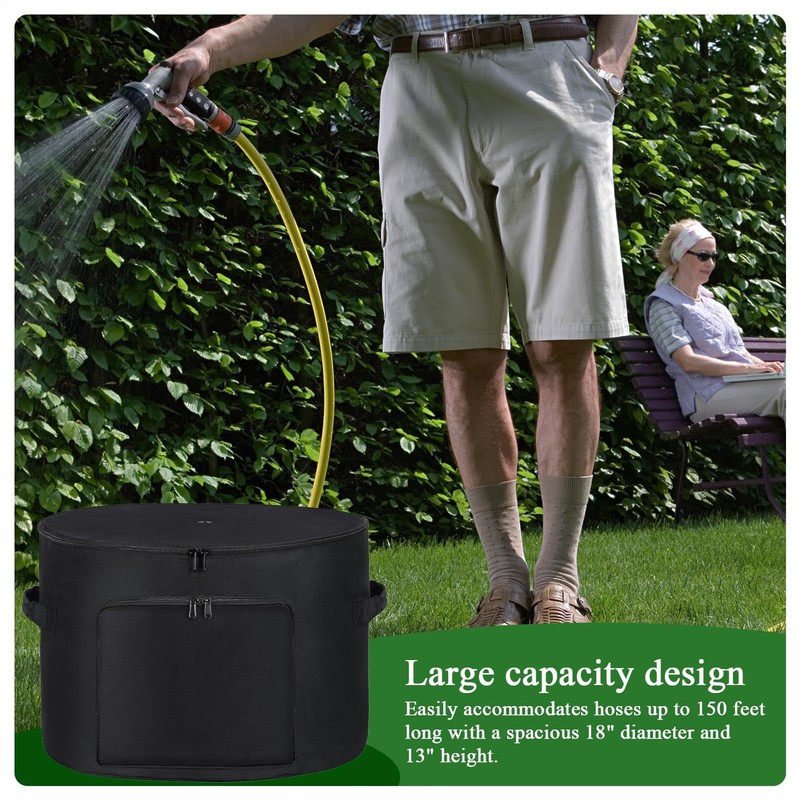 Hose Holder Pot | Water Hose Holder Pot for Patio,Large