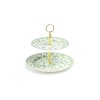 Grace's Teaware Grace Teaware Greeny Garden Fine Porcelain 2-Tier Server