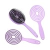 T4B ILU Lollipop Candy Professional Round Detangling Hairbrush (Purple)