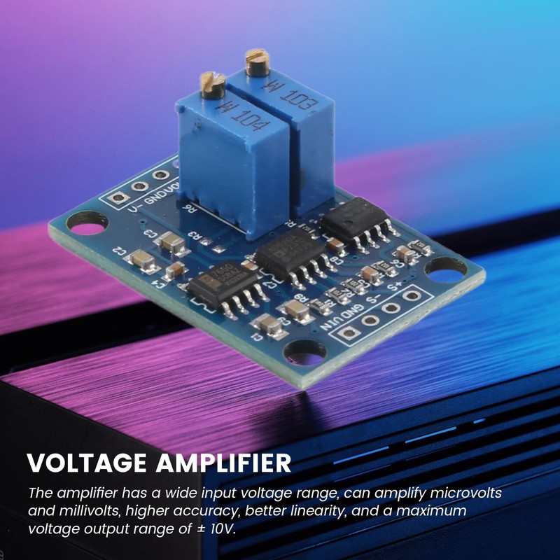 Peakloong AD620 Microvolt MV Voltage Amplifier Signal Booster 3-12V DC