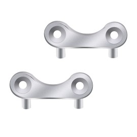DOMUEN 2 Pack Boat Gas Cap Key Stainless Steel Boat Gas Key Boat Fuel Cap Key Boat Gas Tank Key Marine Gas Cap Key Deck Filler Key Deck Fill Plate Key Spare Key Replacement for Boat Yacht, Silver