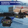 CheeMuii 7 Way Trailer Junction Box Weatherproof 7 Pin Trailer