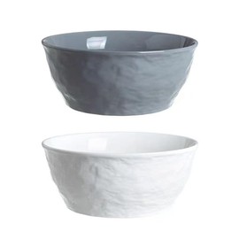 LCK 55.5 OZ Large Soup Bowl Set of 2, Ceramic Kitchen Bowl for Soup, Pho, Chip, Pasta, Fruits, Salad, Noodle Cereal and Ramen, House-warming Gift, Microwave and Dishwasher Safe - 8 Inch