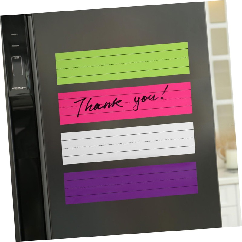 jojofuny 4pcs Large Magnetic Sentence Strips for Teachers Dry Erase