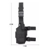 BOSSCO Funda Para Pistola Táctica De Pierna Y Muslo Arnés