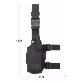 BOSSCO Funda Para Pistola Táctica De Pierna Y Muslo Arnés Ajusta