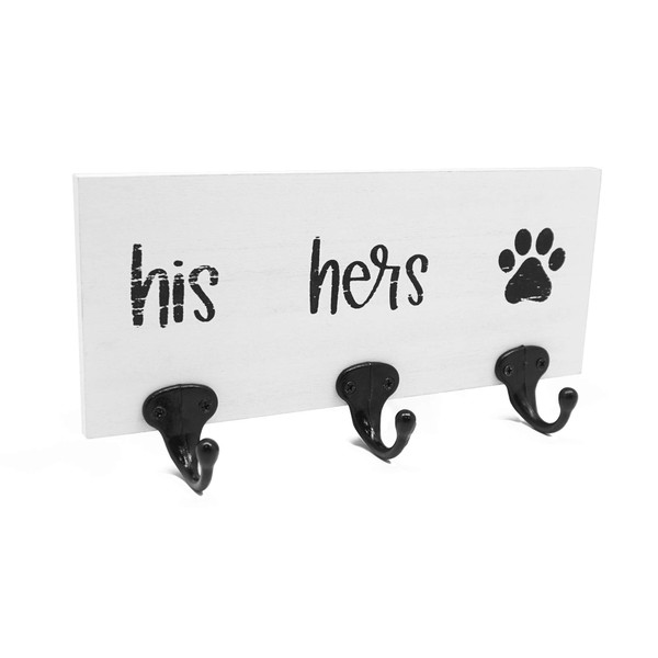 Hanna Roberts Decorative Key Holder & Dog Leash Hook Wall