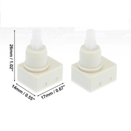2 Pcs Dome Lamp Switch, White Map Light Switchover Headlight Replacement for 34404-SDA-A22 34404-SDA-A21 Honda CR-V, Accord, Ram