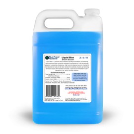Liquid Blue Bloom Booster (128 oz) Gallon | Potassium Phosphorous Supplement | Strong Stems, Bigger Flowers, Increase Quantity & Quality of Harvests | for All Plants & Gardens | Blue Planet Nutrients