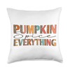 From Dyzamora Pumpkin Spice Everything-Funny Fall Lover Throw Pillow, 18x18,
