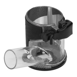 Adjustable Aluminum Alloy Plunge Router Base Trimming Machine Base with Black and Transparent Plastic Dust Collection Cover