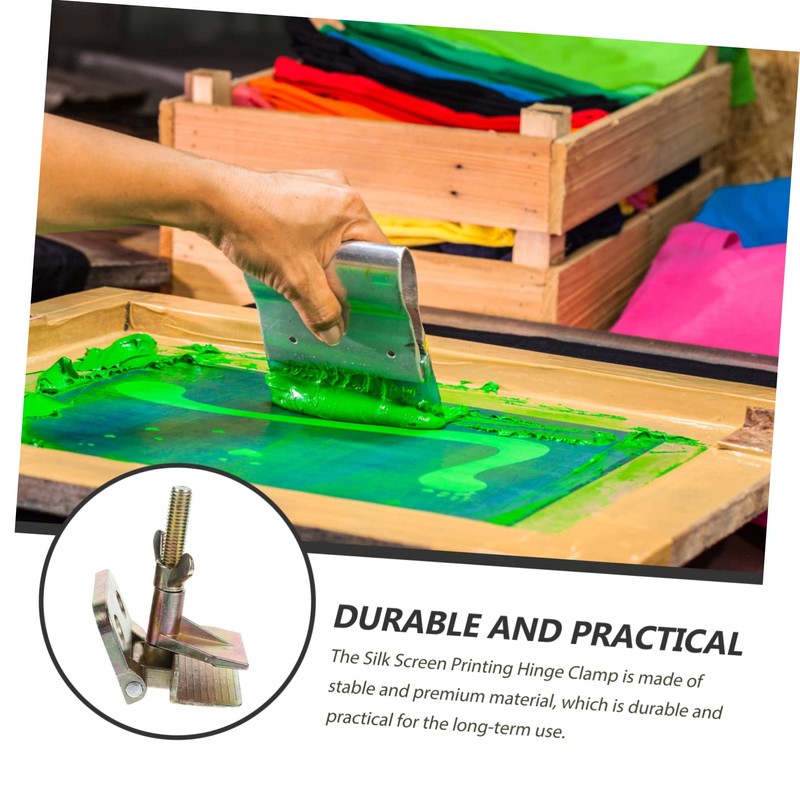 KONTONTY Silk Screen Printing Butterfly Hinge Clamp DIY Tool for