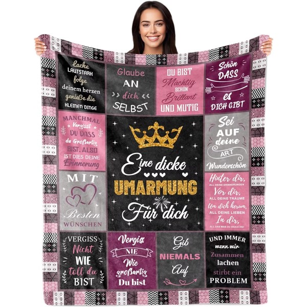 ZQYMM Gifts for Girlfriend, Hug Blanket Gifts for Best Friend,