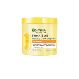 P L-RA SkinActive Erase It All Makeup Cleansing Balm Vitamin C For All Skin Types - Skin Looks Instantly And Overtime Brighter While Leaving Hydrated For 24H With A Non Greasy Finish