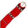35" Charro Saddle Cincho Rojo Horse Cinch