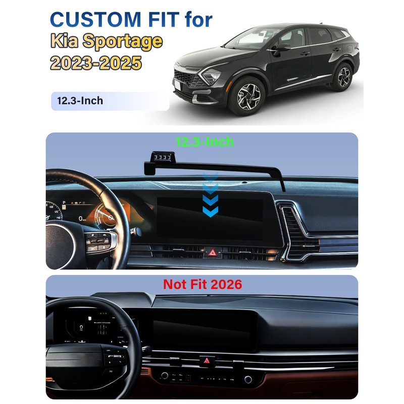 SKYLOTEC Magnets Phone Mount for Kia Sportage 2023-2025