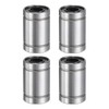sourcing map 4Pcs LM6UU Linear Bearing 6mm Bore 12mm OD