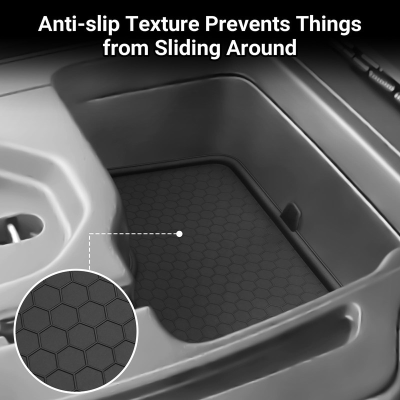 Jump Seat Center Console Armrest Tray Liner Compatible with Dodge