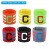PATIKIL Captain Armband, 6 Pack Adjustable Elastic Soccer Captain's Arm