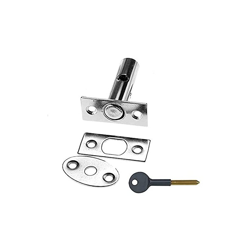 Merriway BH03299 63mm (2.1/2 inch) Polished Chrome Plated Door Security