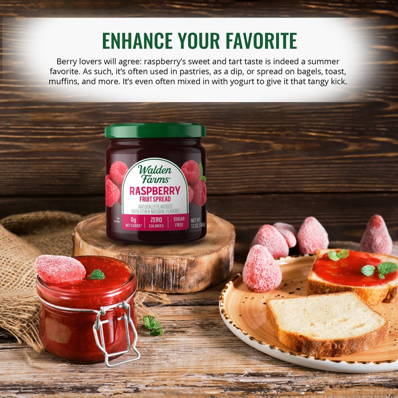 Walden Farms Fruit Spread Variety Pack Blueberry, Raspberry & Strawberry