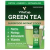 VitaCup Green Tea Instant Packets, Enhance Energy & Detox with