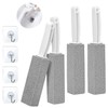 YOKNETIG 4pcs Escobillas de Inodoro de Piedra,Bloque para Limpieza,Escobilla De