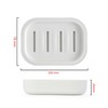 SZDUDU Soap dish for bathroom/Soap dish with drainage/Soap dish easy